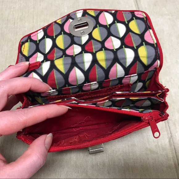 VB Your Turn Smartphone Wristlet in Tango Red - Picture 5 of 11